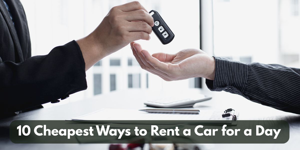10 Cheapest Ways to Rent a Car for a Day